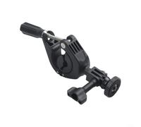 MoSundi Support de caméra de vélo pour Insta360 X5 - Support de poignée de moto - Pince réglable - Accessoire d'enregistrement POV - 14,3 cm - Noir