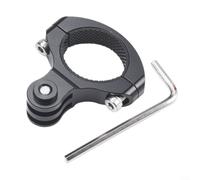 MoSundi Support de guidon de vélo rotatif à 360° pour GoPro DJ (diamètre B | Alliage d'aluminium haute rigidité, prise en main sûre, empêche les chutes, s'adapte aux tubes de 20 à 34 mm, finition noire