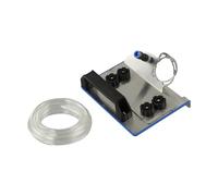 MoSundi Support pour meuleuse d'angle pour coupe de carrelage de type 100 avec cadre chanfreiné à 45°, construction métallique, compatible avec meuleuses Φ100, tuyau B inclus 2 m