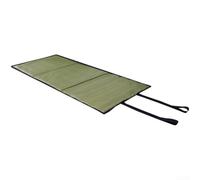 MoSundi Tapis de pêche à la carpe avec échelle de 100 cm - Tapis de protection compact et pliable pour équipement de pêche à la ligne - Vert armée