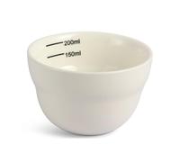 MoSundi Tasse à café en porcelaine avec base antidérapante pour doser et mesurer précisément l'expresso Blanc 10 cm