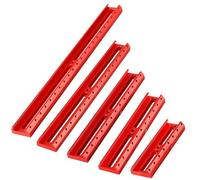 MoSundi Télescope Astro en aluminium robuste avec base en queue d'aronde, extension fine et guidage, accessoire de montage sur rail standard à 60 degrés, finition rouge, taille 220 mm de long