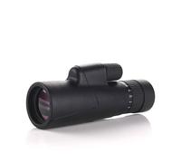 MoSundi Télescope monoculaire à grossissement variable 6-18x avec grand objectif pour observation des oiseaux en plein air, prisme BK7 revêtu FMC compatible avec appareil photo smartphone, noir