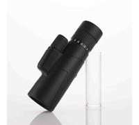 MoSundi Télescope monoculaire à grossissement variable 6-18x pour observation des oiseaux, noir, avec grand objectif, revêtement FMC et adaptateur de téléphone