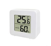 MoSundi Thermomètre hygromètre d'intérieur avec écran LCD, capteur de température et d'humidité haute précision 1 F/ 3% RH, indicateur de niveau de confort pour la maison, la chambre d'enfant, la
