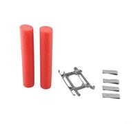 MoSundi Train d'atterrissage d'eau pour DJI 4 Pro 3 Pro, support flottant sur trépied surélevé avec tiges de flottabilité, kit de flotteur PCB en ABS rouge et gris pour atterrissages d'eau stables