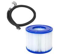MoSundi Tuyau gonflable de rechange et cartouche filtrante P6931 pour Coleman et Intex AirJet S100102 pour jacuzzi, pour Cancun Bahamas Tahiti Ibiza Lucia pour modèles