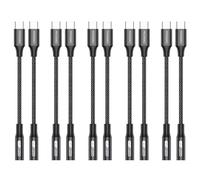 MOSWAG Adaptateur de Prise de Casque à 3,5mm, Adaptateur Écouteur USB C Jack 3.5mm en Nylon, Adaptateur Jack USB Type C avec DAC pour Samsung Galaxy s24 22 S20 Ultra S20, Pixel 4 3 2 XL, iPad Pro