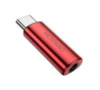 MOSWAG Adaptateur de Prise de Casque USB-C vers 3,5mm avec DAC, Convertisseur Audio Hi-FI et Micro en Alliage de Zinc Haute Résolution, Compatible avec Galaxy, Pixel, Xiaomi, iPhone et iPad