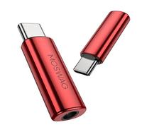 MOSWAG Adaptateur de Prise de Casque USB-C vers 3,5mm avec DAC, Convertisseur Audio Hi-FI et Micro en Alliage de Zinc Haute Résolution, Compatible avec Galaxy, Pixel, Xiaomi, iPhone et iPad