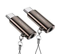 MOSWAG Adaptateur de Prise de Casque USB-C vers 3,5mm avec DAC, Convertisseur Audio Hi-FI et Micro en Alliage de Zinc Haute Résolution, Compatible avec Galaxy, Pixel, Xiaomi, iPhone et iPad