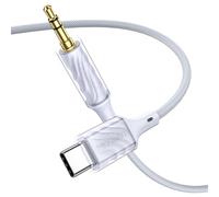 MOSWAG Câble de Audio Estéreo USB C a 3,5 mm para Auriculares 1M, Cable de Audio Auxiliaire USB C a 3,5 mm Compatible avec Macbook, Chromebook, Google Pixel 2/3/4 XL, Samsung Galaxy Note 10/S10