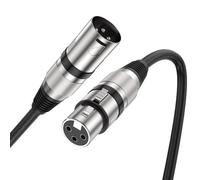 MOSWAG Câble XLR Microphone Mâle à Femelle 5M Audio Stéréo Hi-Fi Micro