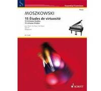 Moszkowski Moritz - Etudes (15) De Virtuosite Opus 72 - Piano G