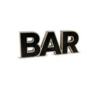 Mot à poser décoratif en bois - Bar