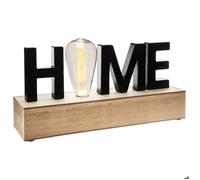 Mot à poser LED ""Home"" noir 16x34cm - Atmosphera createur d'interieur