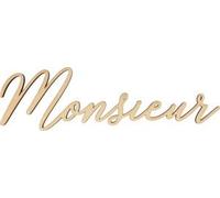 Mot Bois Monsieur 34X9,8X0,7 cm
