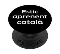 Mot Catalan drôle « J'apprends Le Catalan » PopSockets PopGrip Adhésif