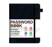 Mot de passe, carnet de mot de passe, carnet de mot de passe d'ordinateur, livre avec onglets d'alphabétisation, administration de poche pour contacts importants, DET, DET