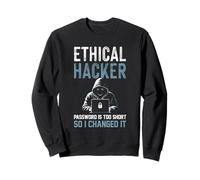 Mot de Passe éthique Hacker trop Court Donc Je l'ai changé Sarcastique Sweatshirt