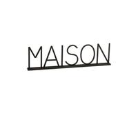 Mot Déco à Poser Maison 81cm Noir