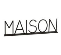 Mot Déco à Poser Maison 81cm Noir