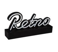 Mot déco lumineux led rétro noir
