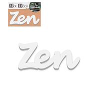 Mot Décoratif 30 cm Blanc Zen