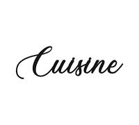 Mot Décoratif - Cuisine, Dressing, Welcome, Home... Décoration Murale Lettrage Relief. Mot Géant 3D Plexi Noir 27, 57ou 80 cm