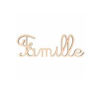 Mot en bois 25 x 8,5 cm - Famille