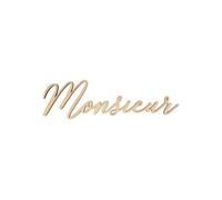 Mot en bois 34 cm - Monsieur
