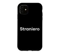 Mot Italien drôle « étranger » Coque pour iPhone 11