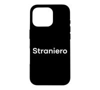 Mot Italien drôle « étranger » Coque pour iPhone 16 Pro