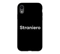 Mot Italien drôle « étranger » Coque pour iPhone XR