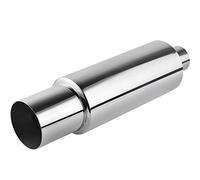 Mota Silencieux Sport Voiture Chromé Tuning 51mm 2.0 pouces sortie 76mm 3.0 pouces Echappement Accessoire Equipement Inox