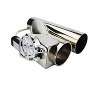 Mota Valve échappement Clapet contrôle électrique voiture 51 mm 2.0 pouces ligne tuyau tube silencieux sport racing télécommande inox chrome universel kit