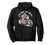 Motard Chrétien Pleine Armure Plein Gaz Sweat à Capuche