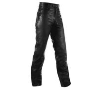Motard Jeans Cuir Pantalon Poches Protections Genoux Homme Moto Custom Custom