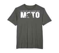 Motard La Vie Est Meilleure Sur Moto Motorcycle T-Shirt