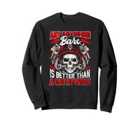 Motard Moto n'importe Quel Jour derrière Les barreaux est Mieux Que Le Travail Sweatshirt