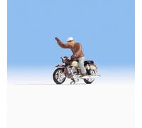 Motard sur NSU Supermax - HO 1/87 - NOCH 15916