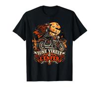 Motarde Sorcière Halloween Une Virée ou l'enfer Biker T-Shirt Graphique avec Valeur