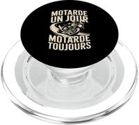 Motarde Un Jour Motarde Toujours Biker Moto PopSockets PopGrip pour MagSafe
