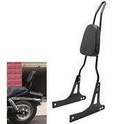 Motaux Coussin de dossier arrière pour Harley Dyna Street Bob FXD FXDB FXDC FXDL Wide Glide Low Rider, noir