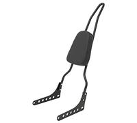 Motaux Coussin de dossier pour passager compatible avec Harley Softail Street Bob Slim FLSL Heritage Classic FLHC FLHCS FLDE FXBB Deluxe 2018-2022, noir