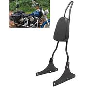 Motaux Passenger Sissy Bar Dossier pour Harley Heritage Softail FXSTC FLSTC Springer FLSTS Fat Boy EFI FLSTF Noir