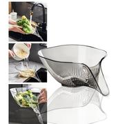 MOTEERLLU Panier de vidange multifonction avec bec, filtre d'évier de cuisine, panier de drainage pour aliments, fournitures de cuisine et accessoires gadgets pour laver les légumes et les fruits