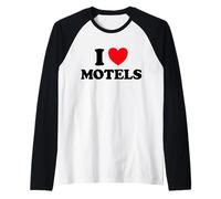 Motel Heart Ventilateur Amusant et Mignon pour Voyage en Voiture Manche Raglan