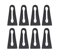 Motenna Amortisseur son voiture, tampon verrouillage porte, Convient for Q7 4L 4M 2006-2019 amortisseur portière véhicule(8Pcs)