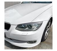 Motenna Autocollant Ourcil Phare Compatible With Série 3 Coupé E92 E93 LCI 2010-2012 Garniture Couvercle Lampe Avant décoration de sourcils de voiture(Glossy Black)